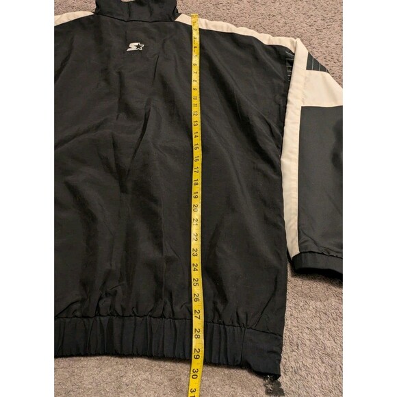 Starter Black Label x Daniel Patrick Black Pullover Windbreaker Jacket Men's XL - Picture 8 of 8